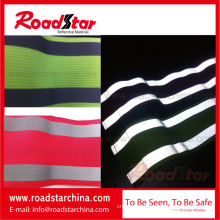 Colorful elastic reflective safety wristband